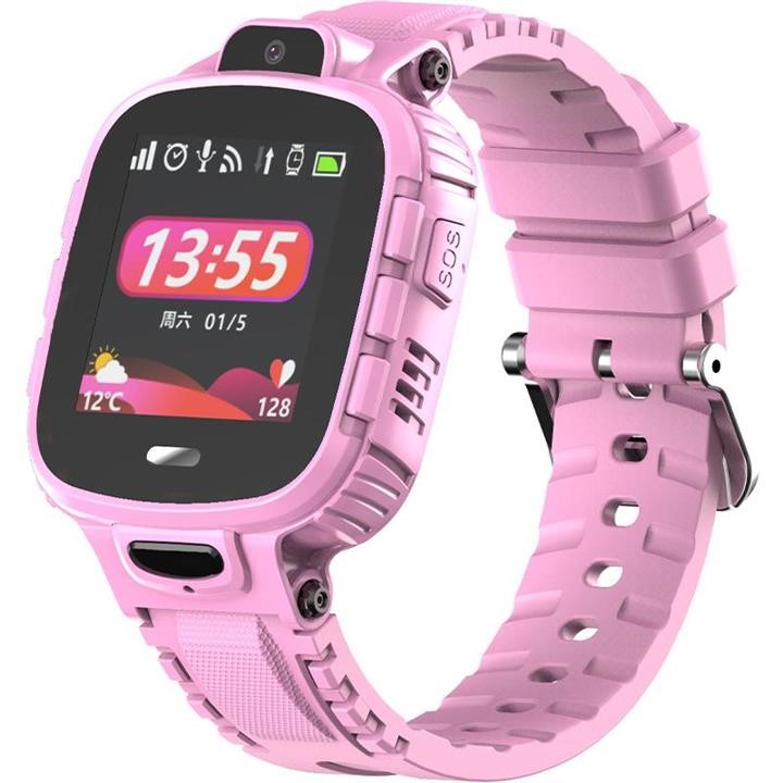 Дитячий розумний годинник з GPS трекером Gelius Pro GP-PK001 (PRO KID) Pink (12 міс) Gelius 00000074406