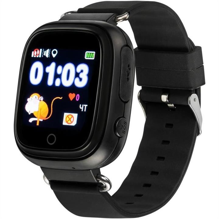 Gelius 00000076476 Дитячий розумний годинник з GPS трекером Gelius Pro GP-PK003 Black (12 міс) 00000076476: Приваблива ціна - Купити в Україні на EXIST.UA!