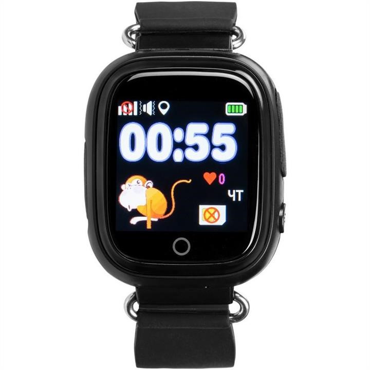 Gelius Дитячий розумний годинник з GPS трекером Gelius Pro GP-PK003 Black (12 міс) – ціна
