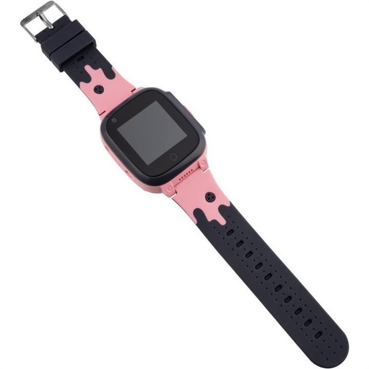 Дитячий розумний годинник з GPS трекером Gelius Pro Care GP-PK004 (LTE&#x2F;VoLTE&#x2F;Temperature control) Pink (12 міс) Gelius 00000082367