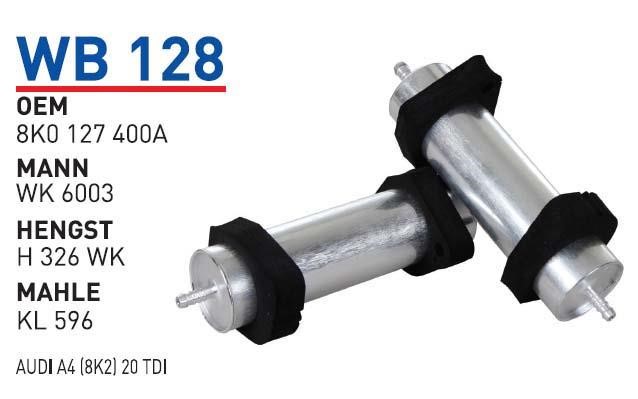 Wunder WB 128 Фільтр палива WB128: Купити в Україні - Добра ціна на EXIST.UA!