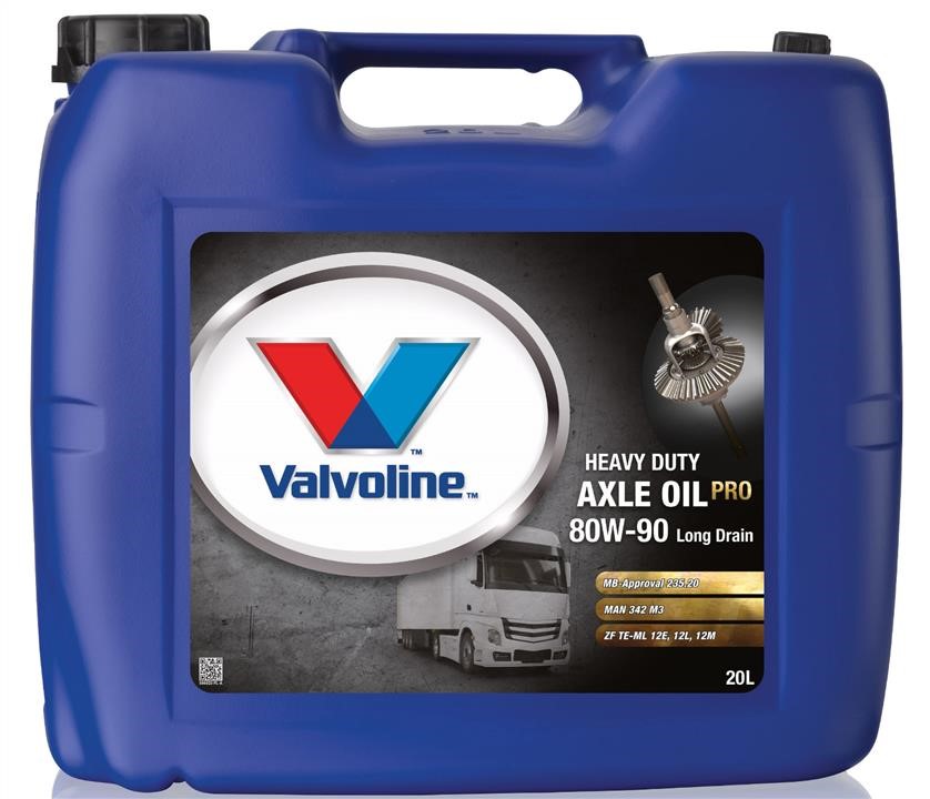 Valvoline 866923 Олива трансмісійна VALVOLINE HD AXLE OIL PRO 80W-90 LD, API GL-5, 20л 866923: Купити в Україні - Добра ціна на EXIST.UA!