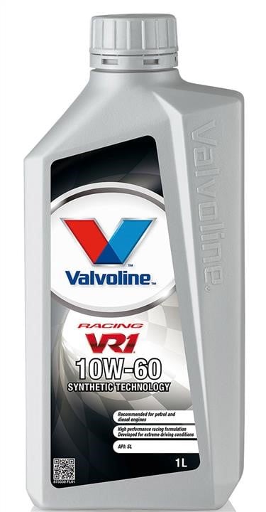 Valvoline 873338 Моторна олива Valvoline VR1 Racing 10W-60, 1л 873338: Приваблива ціна - Купити в Україні на EXIST.UA!