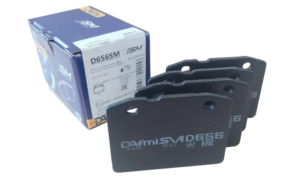 DAfmi D656SM Гальмівні колодки передні, комплект D656SM: Купити в Україні - Добра ціна на EXIST.UA!