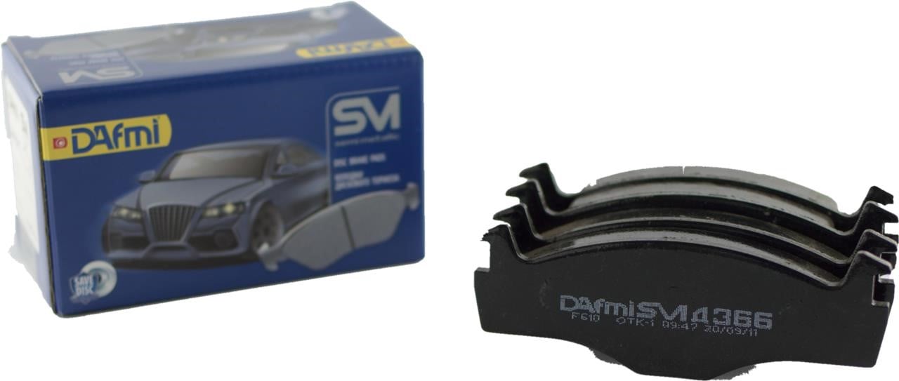DAfmi D366SM Гальмівні колодки передні, комплект D366SM: Купити в Україні - Добра ціна на EXIST.UA!