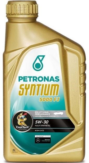 Petronas 18521619 Моторна олива Petronas Syntium 5000 FJ 5W-30, 1л 18521619: Купити в Україні - Добра ціна на EXIST.UA!
