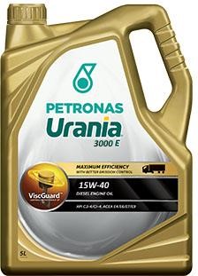 Petronas 21415019 Моторна олива PETRONAS URANIA 3000 E 15W-40 ACEA E7, API CI-4, 5 л 21415019: Купити в Україні - Добра ціна на EXIST.UA!