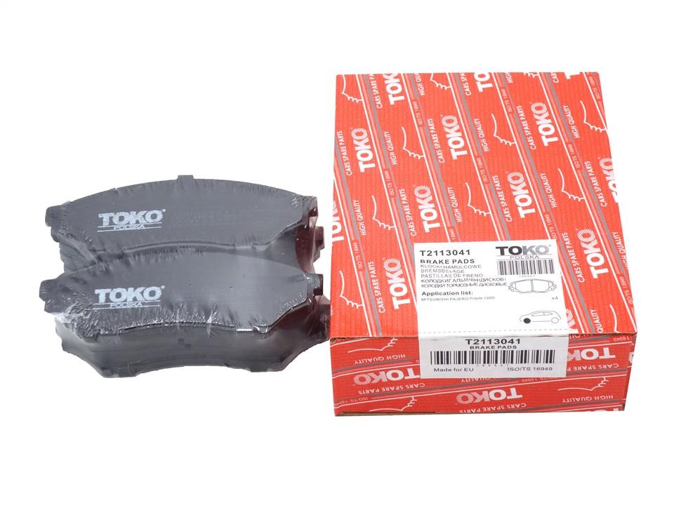 Toko T2113041 Гальмівні колодки передні, комплект T2113041: Купити в Україні - Добра ціна на EXIST.UA!
