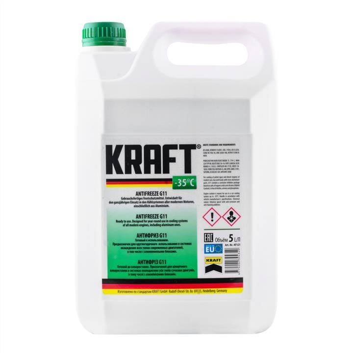 KRAFT Euro KF121 Антифриз KRAFT G11 зелений, -35°C, 5 л KF121: Приваблива ціна - Купити в Україні на EXIST.UA!