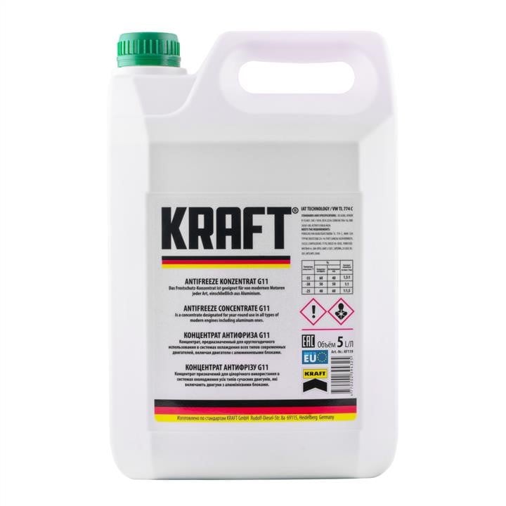 KRAFT Euro KF119 Антифриз-концентрат KRAFT G11 зелений, -80°C, 5 л KF119: Купити в Україні - Добра ціна на EXIST.UA!