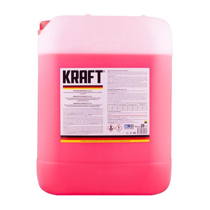 KRAFT Euro KF124 Антифриз-концентрат KRAFT G12/G12+ червоний, -80°C, 20 л KF124: Приваблива ціна - Купити в Україні на EXIST.UA!