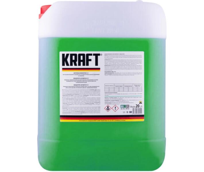 KRAFT Euro KF126 Антифриз-концентрат KRAFT G11 зелений, -80°C, 20 л KF126: Купити в Україні - Добра ціна на EXIST.UA!