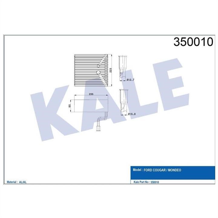 Kale Oto Radiator 350010 Випарювач кондиціонеру 350010: Купити в Україні - Добра ціна на EXIST.UA!