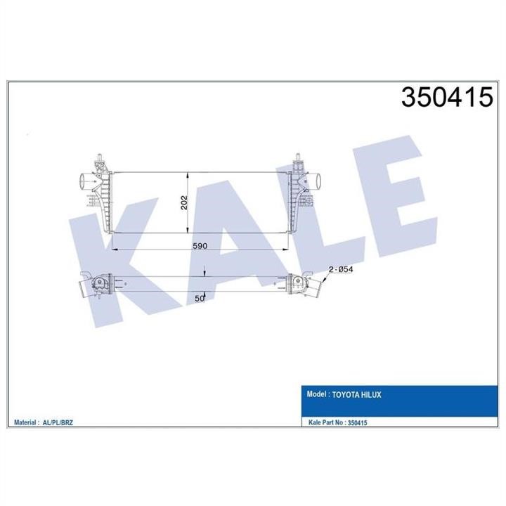 Kale Oto Radiator 350415 Інтеркулер 350415: Купити в Україні - Добра ціна на EXIST.UA!