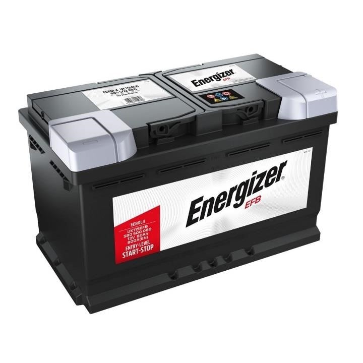 Energizer 580 500 080 Акумулятор Energizer EFB Star-Stop 12В 80Аг 800А(EN) R+ 580500080: Купити в Україні - Добра ціна на EXIST.UA!