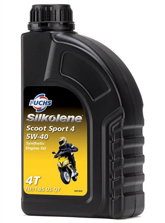 Моторна олива FUCHS SILKOLENE Scoot Sport 4 5W-40 API SG&#x2F;SH&#x2F;SJ, JASO MA&#x2F;MA2, 1 л Fuchs 600986117