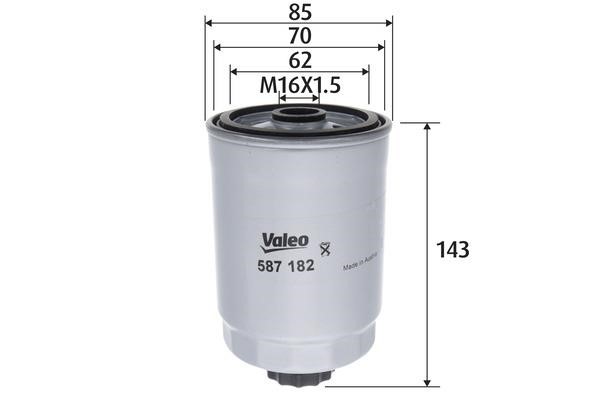 Valeo 587182 Фільтр палива 587182: Купити в Україні - Добра ціна на EXIST.UA!