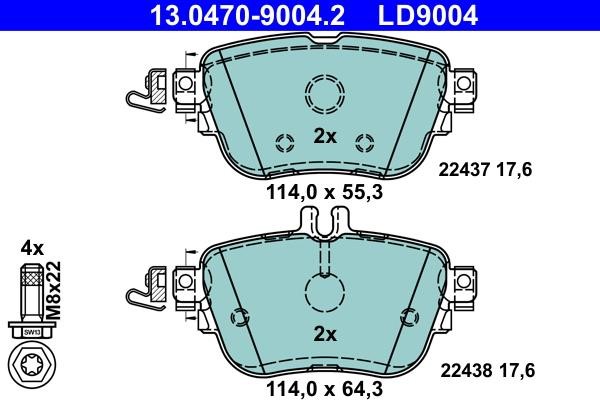 Ate Тормозные колодки дисковые ATE CERAMIC, комплект – цена 4635 UAH