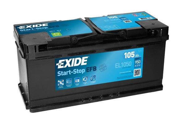 Exide EL1050 Акумулятор Exide EFB Start-Stop 12В 105Аг 950А(EN) R+ EL1050: Приваблива ціна - Купити в Україні на EXIST.UA!