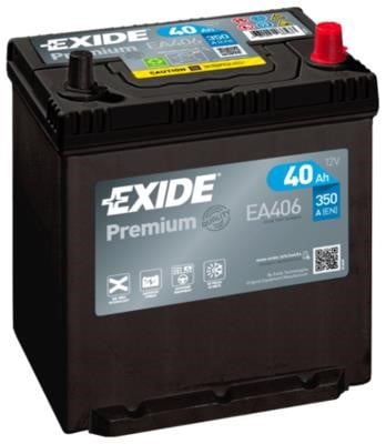 Exide EA406 Акумулятор Exide Premium 12В 40Аг 350А(EN) R+ EA406: Приваблива ціна - Купити в Україні на EXIST.UA!