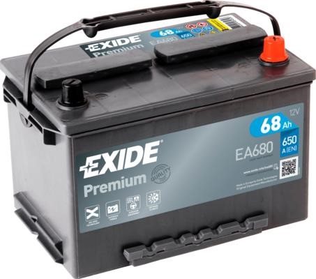 Exide EA680 Акумулятор Exide Premium 12В 68Аг 650А(EN) R+ EA680: Приваблива ціна - Купити в Україні на EXIST.UA!