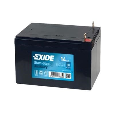 Exide EK143 Акумулятор Exide 12В 14Ач 80А(EN) L+ EK143: Приваблива ціна - Купити в Україні на EXIST.UA!