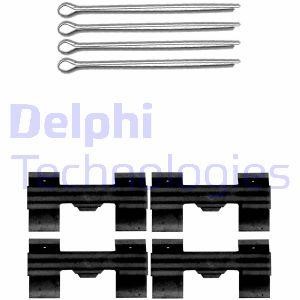Delphi LX0648 Комплект монтажний гальмівних колодок LX0648: Купити в Україні - Добра ціна на EXIST.UA!