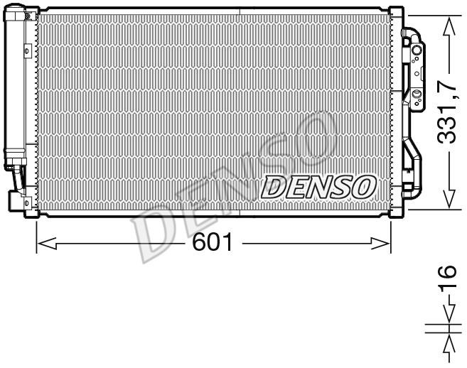 DENSO DCN05105 Радіатор кондиціонера (Конденсатор) DCN05105: Купити в Україні - Добра ціна на EXIST.UA!