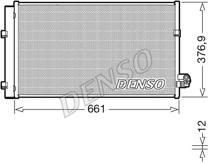 DENSO DCN05106 Радіатор кондиціонера (Конденсатор) DCN05106: Купити в Україні - Добра ціна на EXIST.UA!