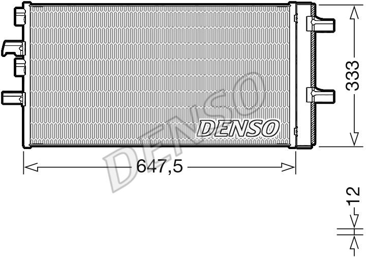 DENSO DCN05108 Радіатор кондиціонера (Конденсатор) DCN05108: Купити в Україні - Добра ціна на EXIST.UA!