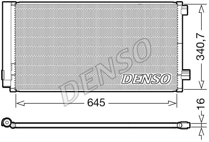 DENSO DCN06020 Радіатор кондиціонера (Конденсатор) DCN06020: Приваблива ціна - Купити в Україні на EXIST.UA!