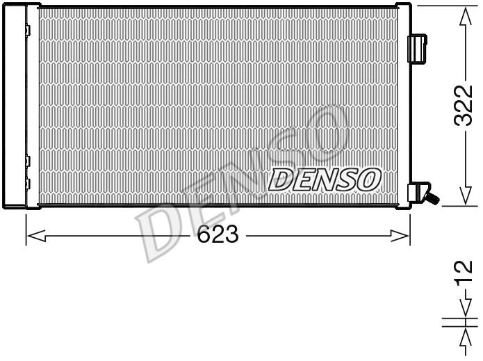DENSO DCN11010 Радіатор кондиціонера (Конденсатор) DCN11010: Купити в Україні - Добра ціна на EXIST.UA!