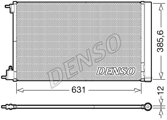 DENSO DCN20039 Радіатор кондиціонера (Конденсатор) DCN20039: Купити в Україні - Добра ціна на EXIST.UA!