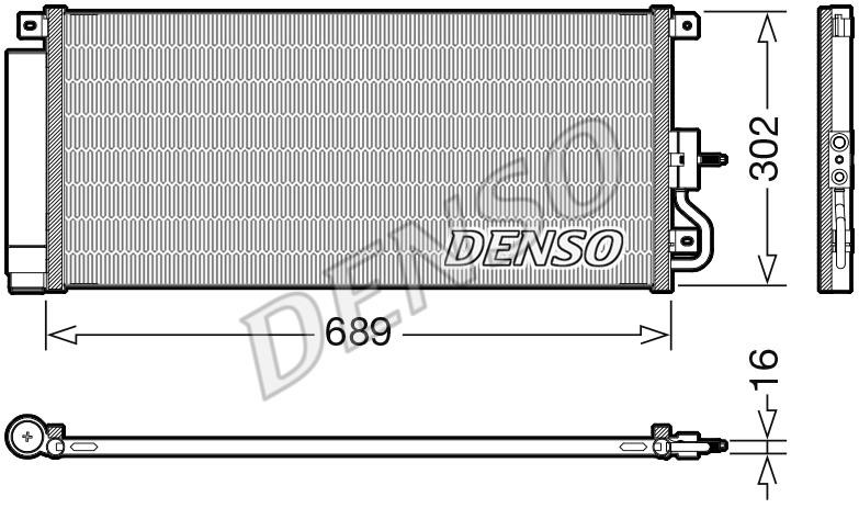 DENSO DCN20048 Радіатор кондиціонера (Конденсатор) DCN20048: Купити в Україні - Добра ціна на EXIST.UA!