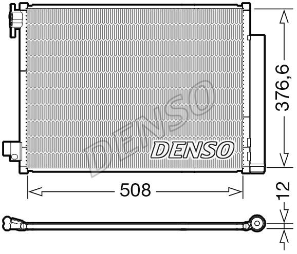 DENSO DCN23052 Радіатор кондиціонера (Конденсатор) DCN23052: Приваблива ціна - Купити в Україні на EXIST.UA!
