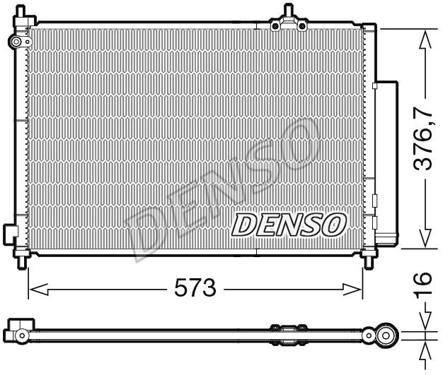 DENSO DCN40031 Радіатор кондиціонера (Конденсатор) DCN40031: Купити в Україні - Добра ціна на EXIST.UA!