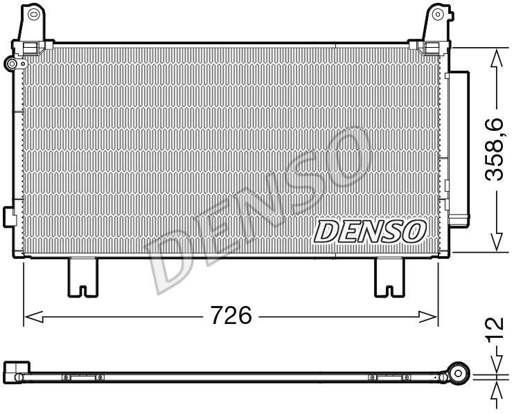 DENSO DCN40032 Радіатор кондиціонера (Конденсатор) DCN40032: Купити в Україні - Добра ціна на EXIST.UA!