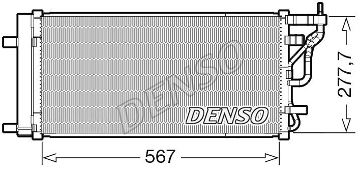 DENSO DCN41024 Радіатор кондиціонера (Конденсатор) DCN41024: Купити в Україні - Добра ціна на EXIST.UA!