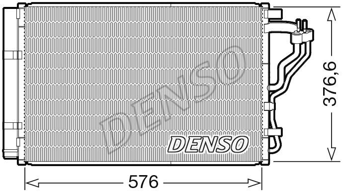 DENSO DCN43008 Радіатор кондиціонера (Конденсатор) DCN43008: Купити в Україні - Добра ціна на EXIST.UA!