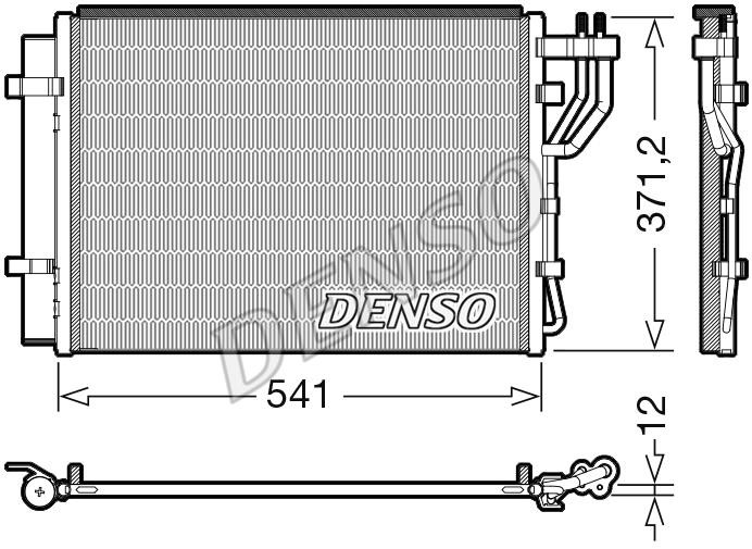 DENSO DCN43010 Радіатор кондиціонера (Конденсатор) DCN43010: Купити в Україні - Добра ціна на EXIST.UA!