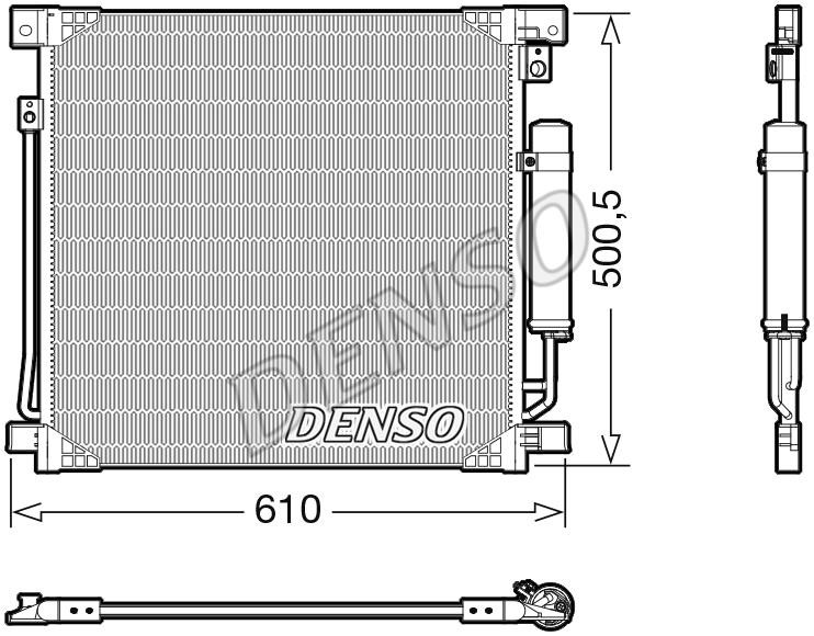 DENSO DCN45013 Радіатор кондиціонера (Конденсатор) DCN45013: Купити в Україні - Добра ціна на EXIST.UA!