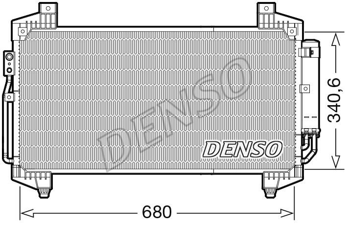 DENSO DCN45014 Радіатор кондиціонера (Конденсатор) DCN45014: Купити в Україні - Добра ціна на EXIST.UA!