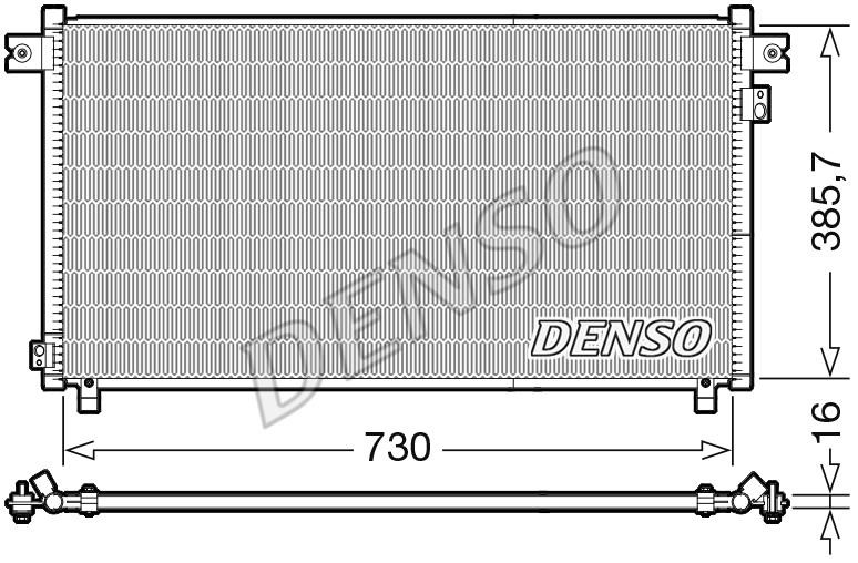 DENSO DCN46033 Радіатор кондиціонера (Конденсатор) DCN46033: Купити в Україні - Добра ціна на EXIST.UA!
