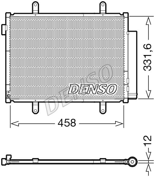 DENSO DCN47011 Радіатор кондиціонера (Конденсатор) DCN47011: Купити в Україні - Добра ціна на EXIST.UA!