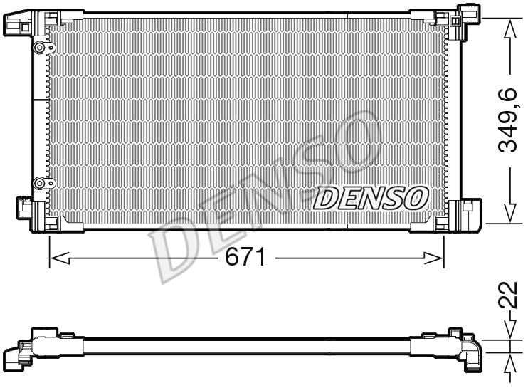 DENSO DCN50114 Радіатор кондиціонера (Конденсатор) DCN50114: Приваблива ціна - Купити в Україні на EXIST.UA!