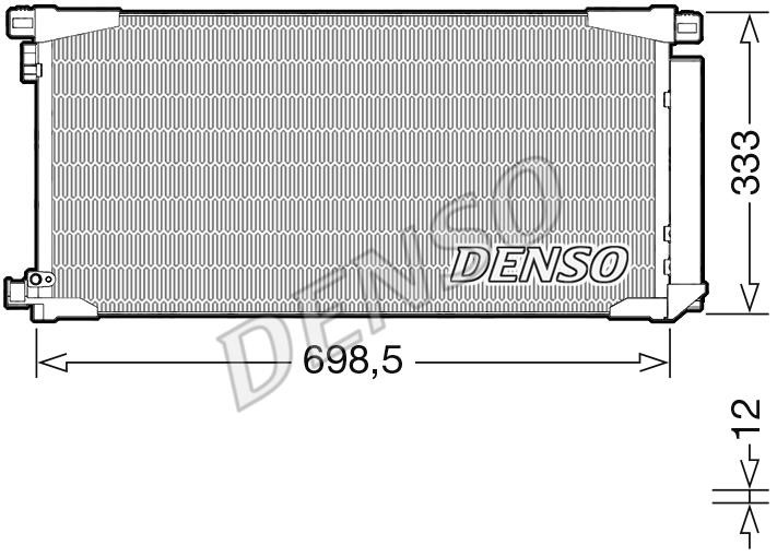 DENSO DCN50115 Радіатор кондиціонера (Конденсатор) DCN50115: Купити в Україні - Добра ціна на EXIST.UA!