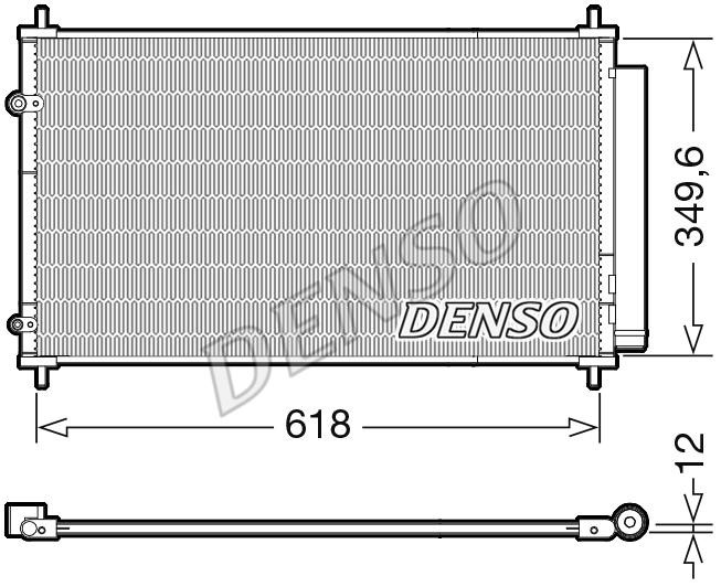 DENSO DCN50117 Радіатор кондиціонера (Конденсатор) DCN50117: Купити в Україні - Добра ціна на EXIST.UA!