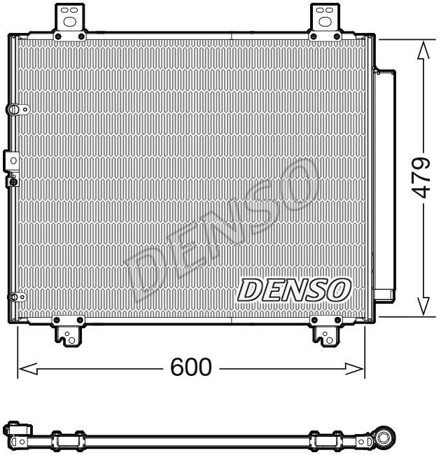 DENSO DCN50118 Радіатор кондиціонера (Конденсатор) DCN50118: Купити в Україні - Добра ціна на EXIST.UA!