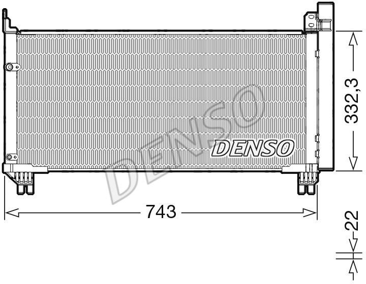 DENSO DCN51014 Радіатор кондиціонера (Конденсатор) DCN51014: Купити в Україні - Добра ціна на EXIST.UA!
