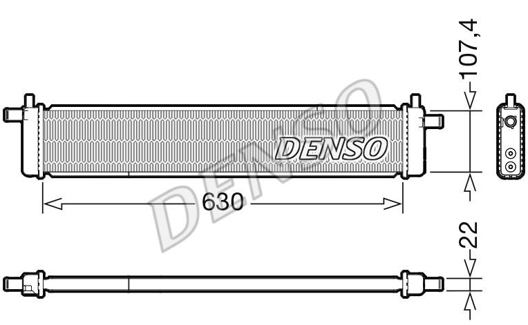 DENSO DRM51013 Радіатор охолодження двигуна DRM51013: Купити в Україні - Добра ціна на EXIST.UA!
